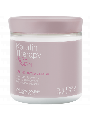 Alfaparf.Store Кератиновая увлажняющая восстанавливающая маска для волос LISSE DESIGN REHYDRATING MASK, 200мл, Объём/Вес: 200 купить в Москве и России с бесплатной доставкой