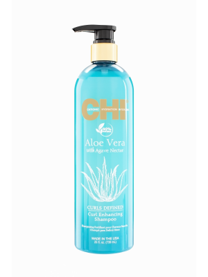 Alfaparf.Store Шампунь увлажняющий разглаживающий Chi Aloe Vera with Agava Nectar Curl Enhancing Shampoo 739 мл CHIAVES25, Объём/Вес: 739 купить в Москве и России с бесплатной доставкой