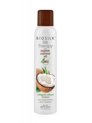 Alfaparf.Store Мусс для укладки волос Biosilk Silk Therapy Organic Coconut Oil Whipped Volume Mousse 237 мл BSTOCM8 купить в Москве и России с бесплатной доставкой