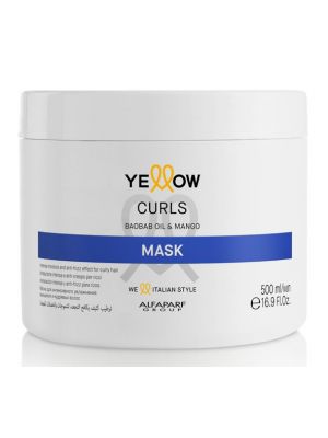 Alfaparf.Store Маска для кудрявых и вьющихся воло curls mask 500 мл yellow 20725, Объём/Вес: 500 купить в Москве и России с бесплатной доставкой